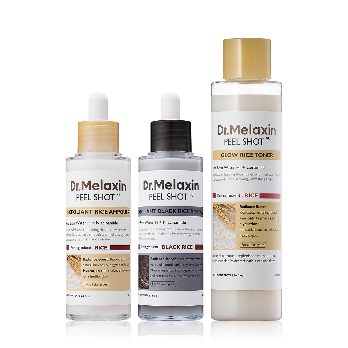 Peel Shot Exfoliating Glow Rice Line