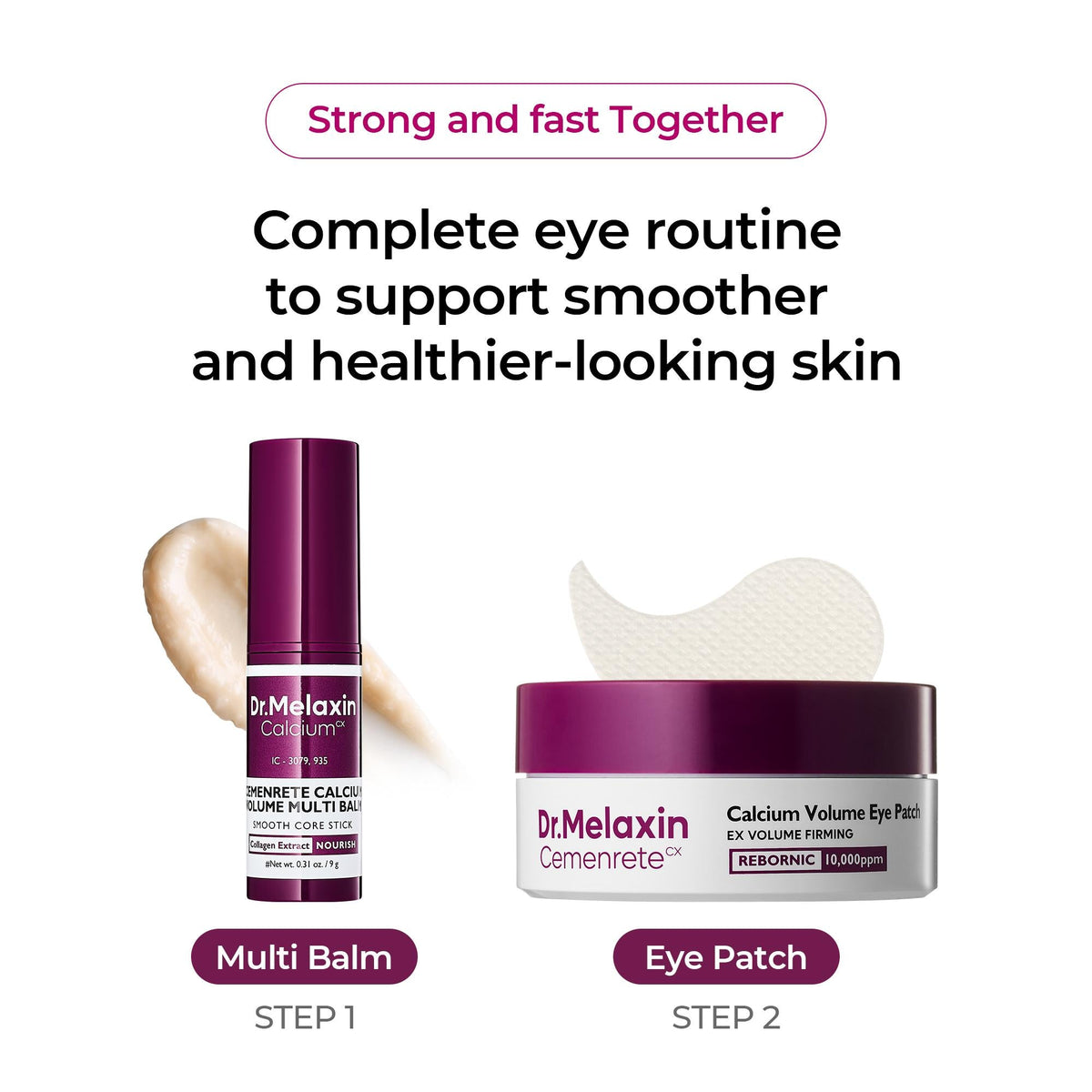 [TikTok Bestseller] Calcium Volume Multi Balm & Eye Patch 60ea